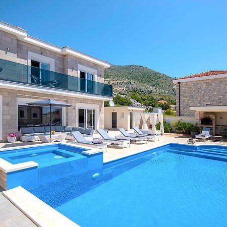 Luxury Villa Miriam With Private Pool And Jet Pool Near Dubrovnik Ivanica Екстер'єр фото
