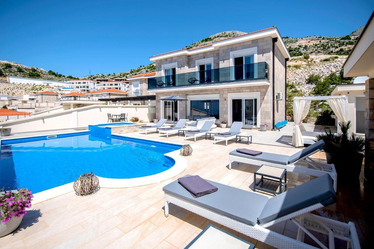 Luxury Villa Miriam With Private Pool And Jet Pool Near Dubrovnik Ivanica Екстер'єр фото
