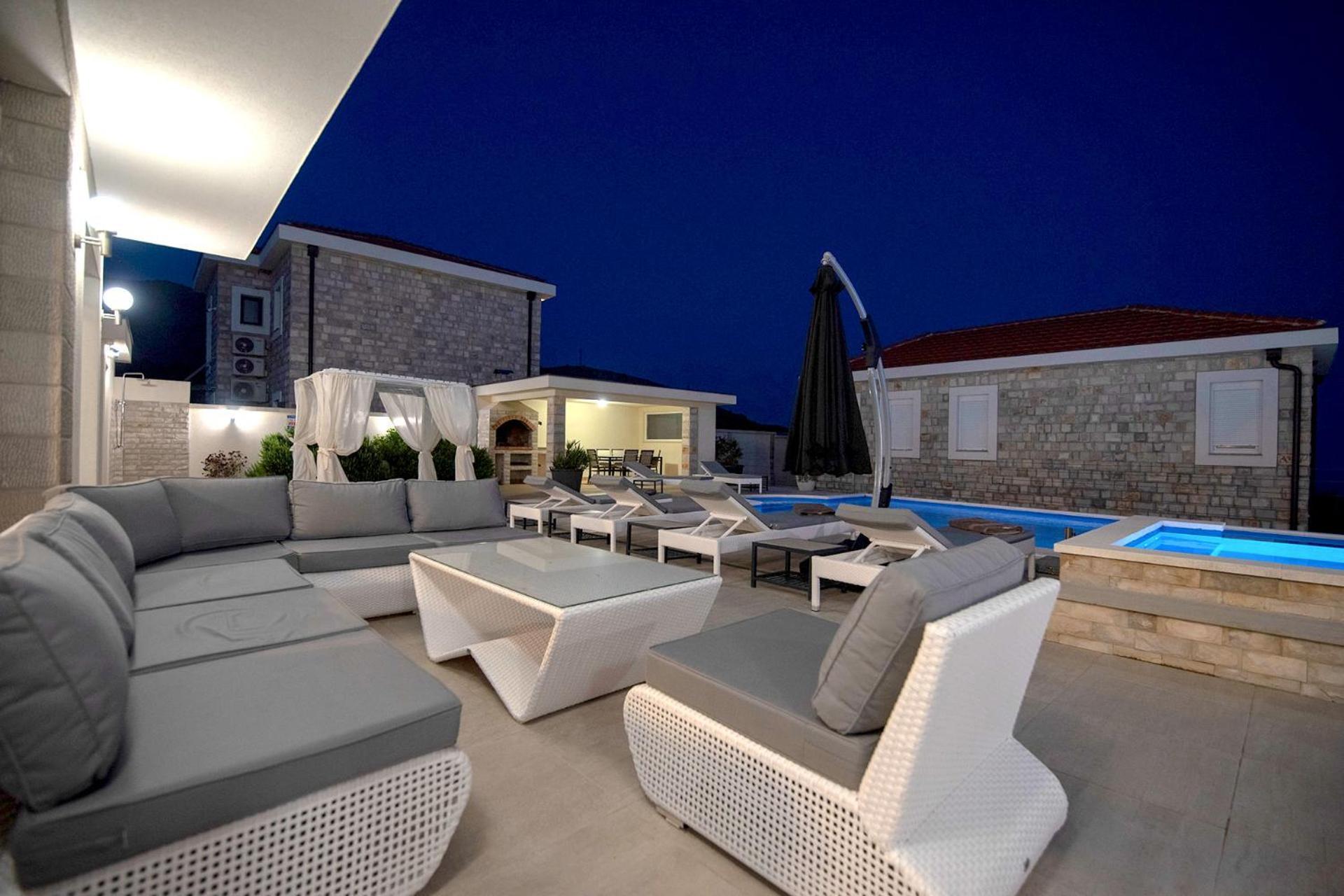 Luxury Villa Miriam With Private Pool And Jet Pool Near Dubrovnik Ivanica Екстер'єр фото