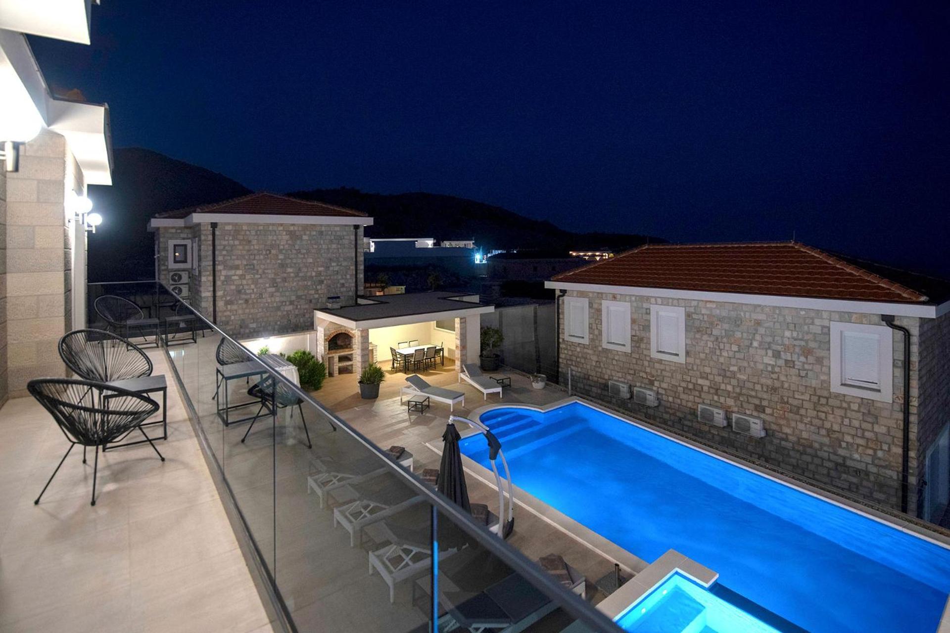 Luxury Villa Miriam With Private Pool And Jet Pool Near Dubrovnik Ivanica Екстер'єр фото