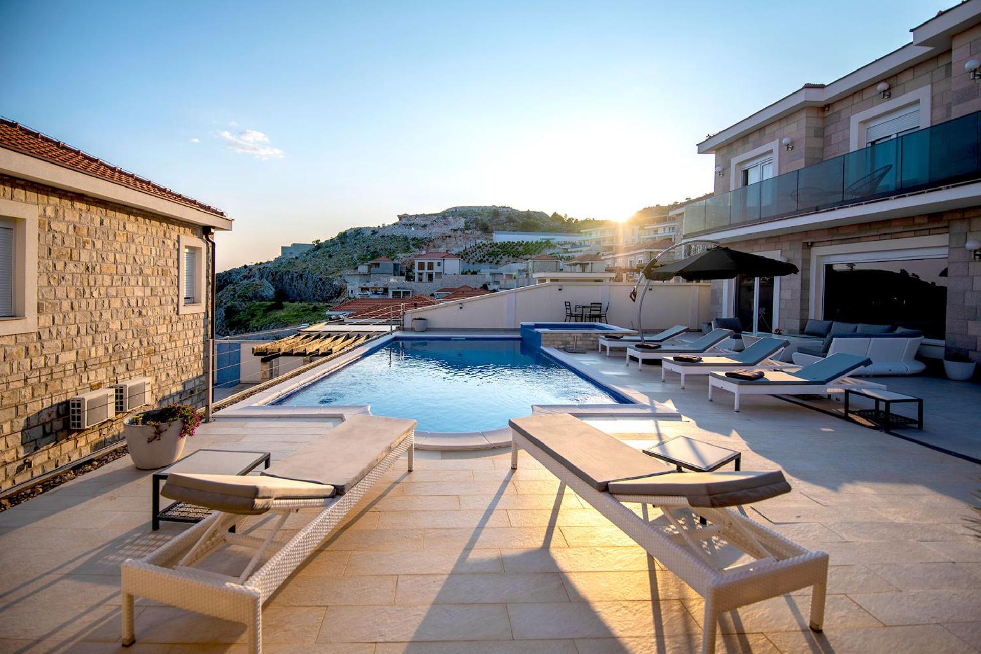 Luxury Villa Miriam With Private Pool And Jet Pool Near Dubrovnik Ivanica Екстер'єр фото